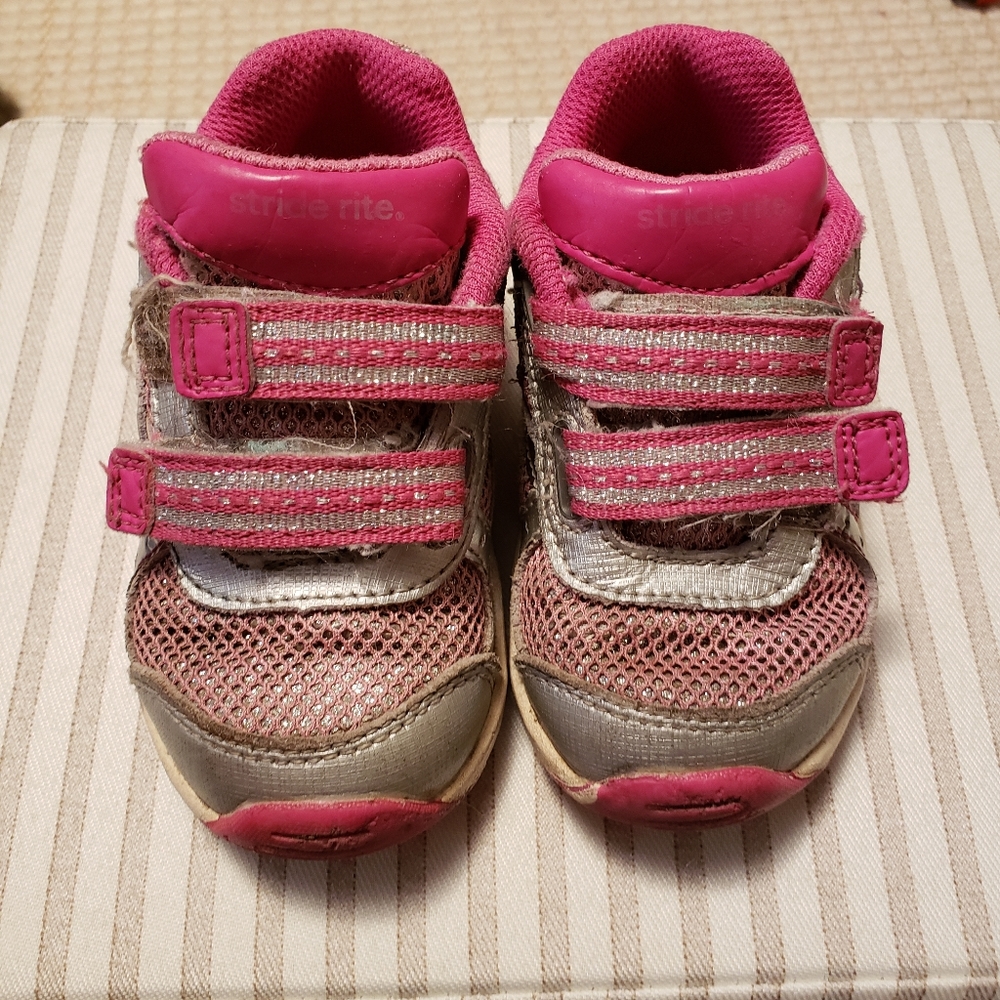 Stride Rite Pink/silver Sherry H&L sneaker